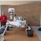 La maqueta del robot explorador 'Curiosity', durante su presentación en el museo de Washington.