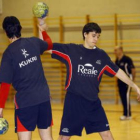 Aguirrezabalaga, en un entreno, se queda en León por el fuerte golpe recibido ante el Chekhovskie.