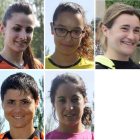 Noelia Morala, Édili García, Mónica Matía, Miriam Marcos y Marta Llamazares.