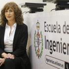 Hilde Pérez es profesora del Departamento de Ingenierías Mecánica, Informática y Aeroespacial de la ULE. FERNANDO OTERO