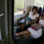 La palentina Noelia y la guipuzcoana Nekane, en el regional de Villada