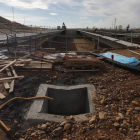 Las obras de la A-60 sacaron a relucir el yacimiento de Lancia.
