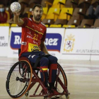 La selección española en silla de ruedas vuelve a León. F. OTERO