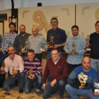 Foto de familia de los premiados en la Gala de la Delegación de Pesca y Casting de León. DL