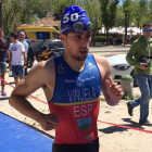 Kevin Viñuela demostró su calidad ante la élite internacional. DL
