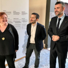 Ruth Mateu, Santi Vila y Vicent Marzá en la reunión de este lunes en el Museu de Mallorca.