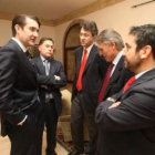 Suárez-Quiñones, Marcos Martínez, Martínez Majo y Francisco Álvarez en la inauguración de las jornad