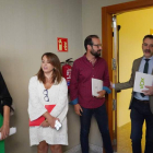 Imagen de la reunión de la Mesa de Portavoces de la Junta. ICAL