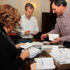 Un momento del recuento del voto Cera en la Audiencia Provincial.