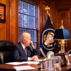 Imagen del presidente de Estados Unidos, Joe Biden. ADAM SHULTZ
