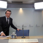 El portavoz del Gobierno autonómico, De Santiago Juárez, ayer antes de su comparecencia.