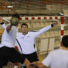 El Lemgo ensaya lanzamientos de penalti.