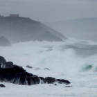 Temporal marino en la costa del concello de Camariñas, en La Coruña.