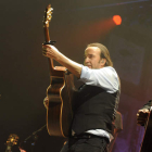 Imagen de uno de los conciertos de la banda madrileña Los Secretos.