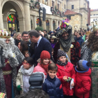 Los Reyes Magos fueron recibidos por multitud de leoneses y el alcalde, Antonio Silván, en nombre de la ciudad a su llegada a San Marcelo.