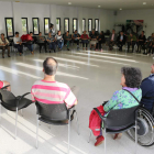 Participantes en la jornada de homenaje a la mujer rural, en el centro cívico de Dehesas.