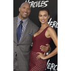 Dwayne Johnson y la modelo rusa Irina Shayk