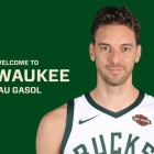 Pau Gasol, en una imagen promocional de su nuevo equipo, los Milwaukee Bucks.