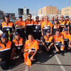 La Policía Municipal se encarga de coordinar el trabajo de los más de cincuenta voluntarios de Protección Civil que se distribuyen por todo el recorrido del Campeonato del Mundo