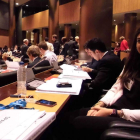 Sofía González Farelo, alumna del Colegio Divina Pastora, durante la fase internacional del concurso, celebrada en Madrid.