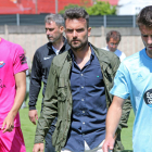 El último duelo entre la Deportiva y Albés en mayo de 2019 en Barreiro ante el Celta B (1-1). BREA
