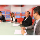 Miguel Ángel Blanco, Marisa Vázquez, Alfonso Arias  y Juan Carlos Franco en el programa La Tertulia de esta semana
