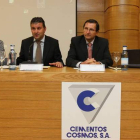 Dimas Vallina, Roberto Arias, Javier Merle y Josep Garriga, ayer en el Club de Prensa.