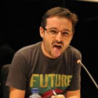 Jordi Évole en una imagen de archivo durante una conferencia en León.