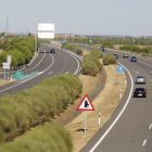 La autovía del Camino de Santiago (León - Burgos) multiplica por tres en fechas vacacionales su intensidad media.