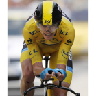 Froome durante la contrarreloj del Tour de Francia .