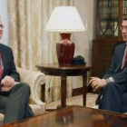 El líder del PP vasco, Antonio Basagoiti, y el lendakari Patxi López.