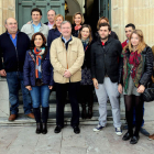 Imagen de familia de la candidatura del PP leonés a las Cortes, encabezada por Silván.
