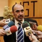 Jesús Candil, director general de Desarrollo Industrial, tuvo ayer una apretada agenda en León