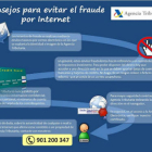 Información con los consejos contra fraudes difundida en la página de la AEAT www.agenciatributaria.es.