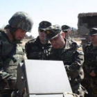 El jefe de Estado Mayor del Ejército, Fulgencio Coll, se desplazó hasta el campo de tiro de la base