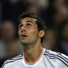 Arbeloa, durante el partido contra el Atlético en el Calderón.