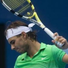 Nadal, tras perder el partido contra Cilic.