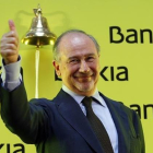 Rodrigo Rato en el acto de salida a bolsa de Bankia.