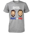 La camiseta con la que la Gasol Foundation conmemora la participación de Pau y Marc Gasol en el All-Star.