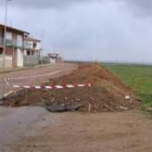 Imagen de las obras de renovación del sistema de abastecimiento de agua