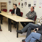 Cardo y Gutiérrez se reunieron ayer con los ganaderos.