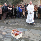 Imagen de la subasta celebrada ayer en Toral de Merayo.