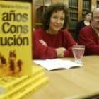 Ángeles Maestro y Joaquín Navarro, ayer en la Biblioteca Azcárate