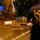 Un hombre acribillado a balazos en una calle de Manila.