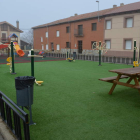 Imagen del nuevo parque infantil y de recreo construido en Cubillas de los Oteros. MEDINA