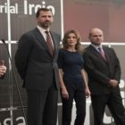 Juan Vicente Herrera, los Príncipes de Asturias, Manuel Chaves y Fernando Campo, en la inauguración