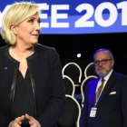 La candidata a la presidencia de Francia por el Frente Nacional, Marine Le Pen.