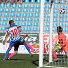 Yuri fue el encargado de abrir la lata de la victoria con su gol de cabeza.
