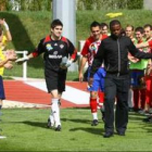 Ramírez fue homenajeado el pasado sábado por Numancia B y Huracán Z antes del inicio del partido