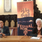 Juan José Alonso Perandones y María Ángeles Rubio, ayer, durante la presentación del festival. DL